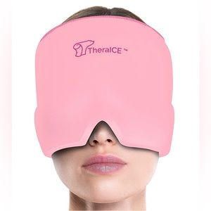 Cold Therapy Ice Head Wrap Ice Pack Mask